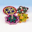 Picture of #393 Spinning Wooden Dreidels set of 4