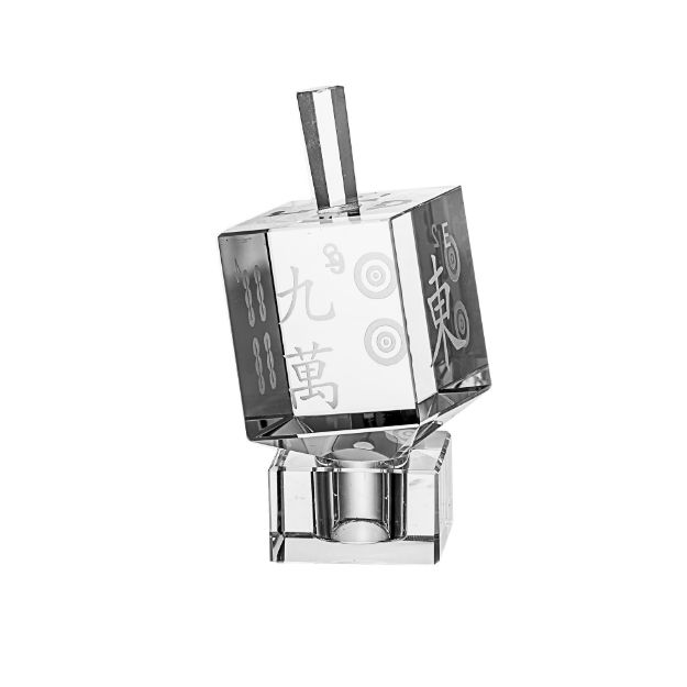 Picture of #516 Mah Jongg Crystal Dreidel