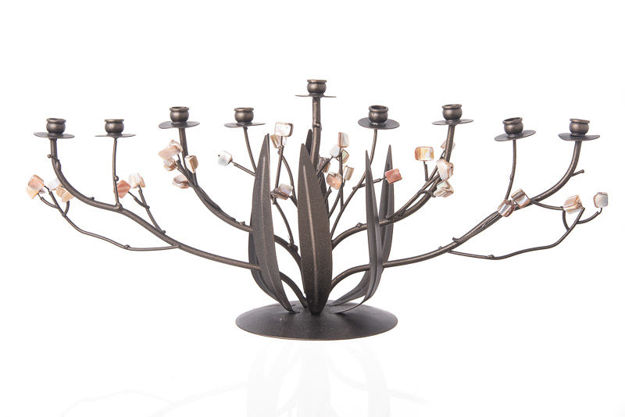 Picture of #686 Bronze Narcissus Menorah