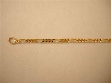 Picture of #GLFIG 14K Yellow Gold Light Figaro Chain