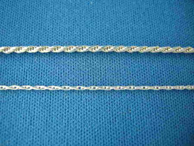 Picture of Sterling Silver Light Rope Chain
