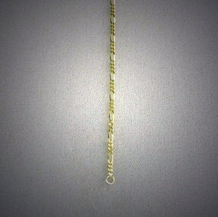 Picture of #GBFIG 14K Yellow Gold Baby Figaro Chain