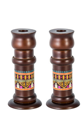 Picture of Pharonic Shabbat Candlesticks