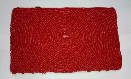 Picture of #B605-03 Beaded Purse Large