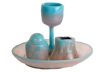 Picture of #4220 Havdallah Set Ocean Resin