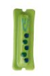 Picture of #C141 Glass Lime Green mezuzah with dots