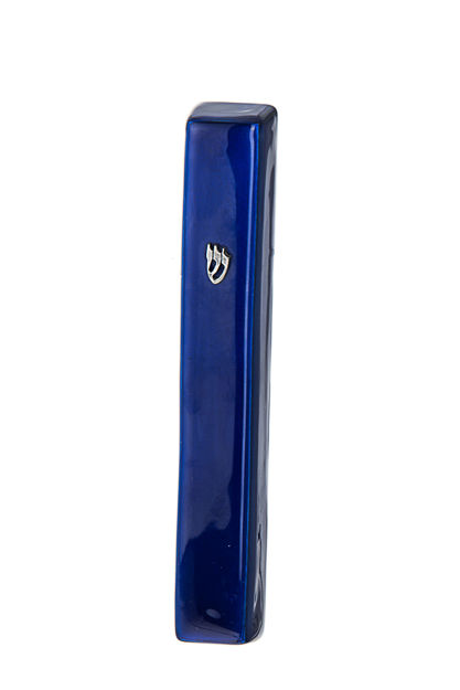 Picture of #4850-BL Mezuzah Blue  Large Enamel