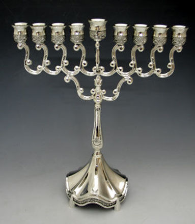 Picture of #1937-M Silver Plated Menorah