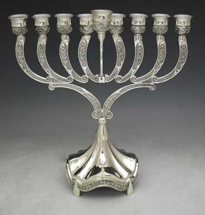 Picture of #426 Silver Plated Menorah