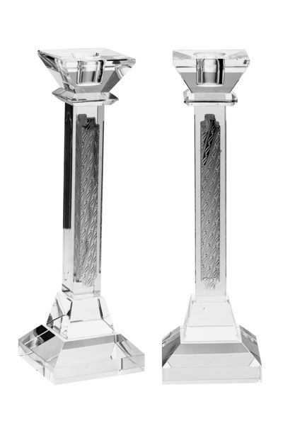 Picture of Crystal & Sterling Candlestick