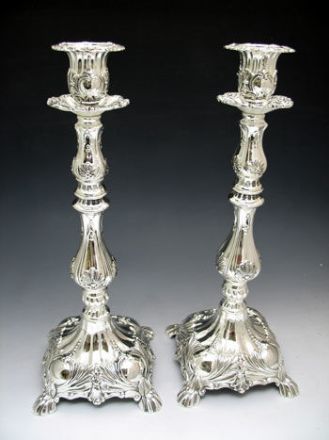 Picture of  Candlesticks Silver Plated 