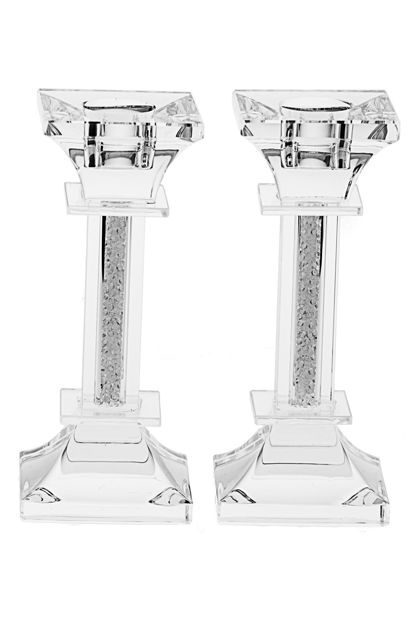 Picture of Candle Stick Crystal and Silver