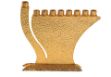 Picture of #221 Menorah Gold Hammered Metal