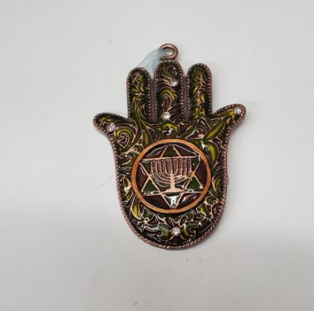 Picture of 084 Hamsa enamel Copper Star