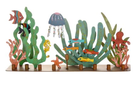 Picture of #236 Metal Menorah The Aquarium 