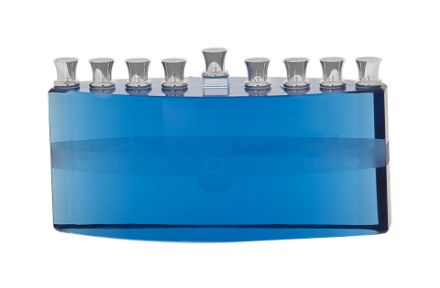 Picture of #156 Crystal Menorah Blue Ice