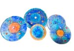 Picture of C842 Wall Art Glass Set of 5 assorted 