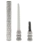 Picture of #4221  Candle holder and Spice box Silver Plated  Out of Stock