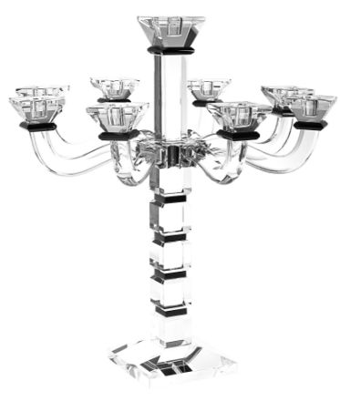 Picture of 169-BLK-9 Candelabra with Black accents  9 arms 