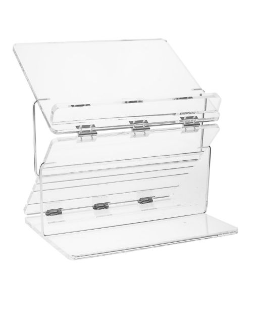 Picture of #1630-E Book Holder Lucite Clear Extension