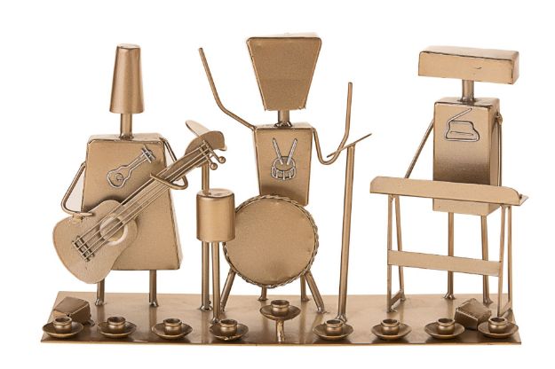 Picture of 202-G Menorah Metal Musical Gold Orchestra