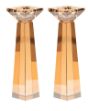 Picture of 692G-M Crystal Candle Stick Gold 