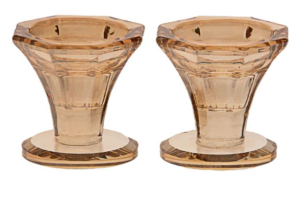 Picture of 687 Crystal Candle Stick Gold