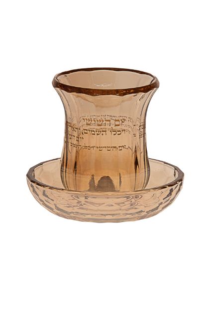 Picture of 1140-G  Kiddush Cup Crystal gold