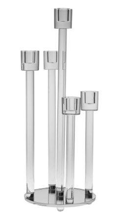 Picture of #1646-5 Crystal Candelabra with 5 Branches 