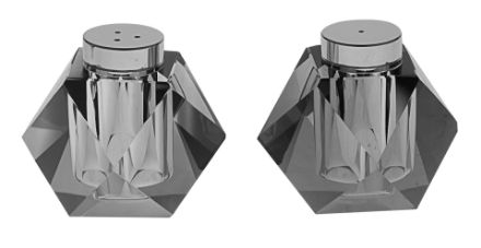 Picture of #3000-S Crystal Salt and Pepper Sheakers Silver