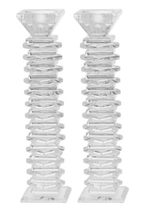 Picture of 659-L Crystal Candle Stick clear Large  